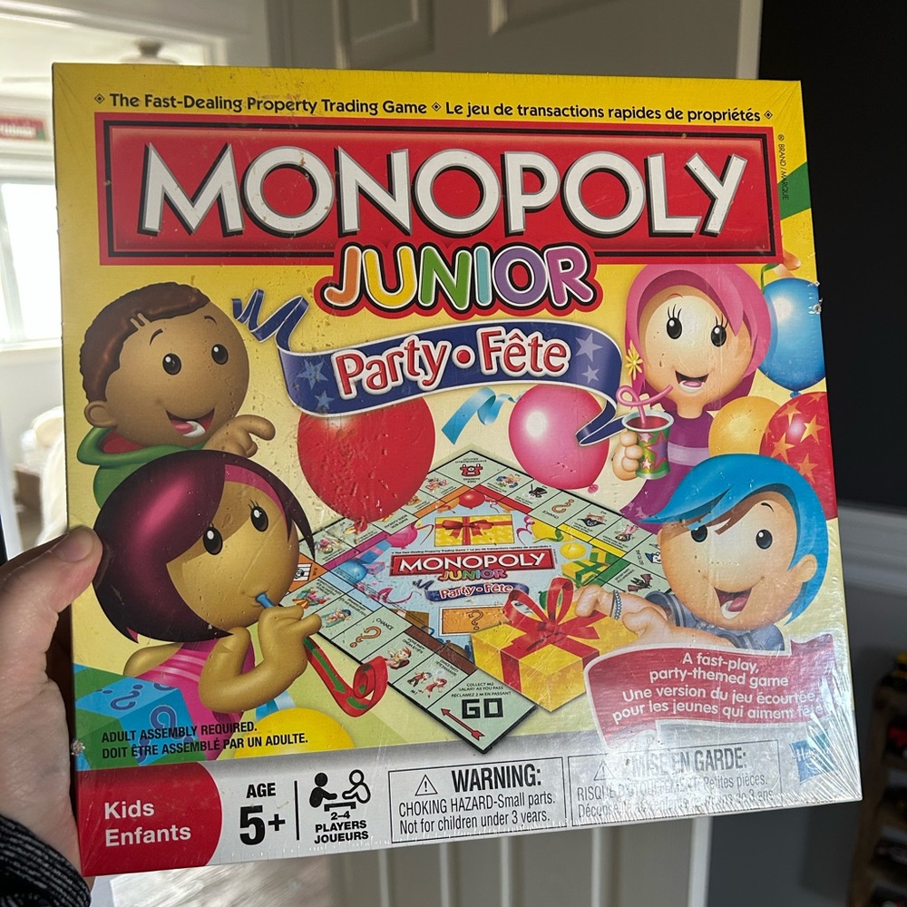 Monopoly Jr Party